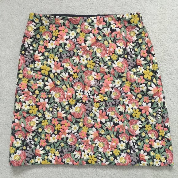 Loft Embroidered Floral Mini Skirt - Picture 1 of 6